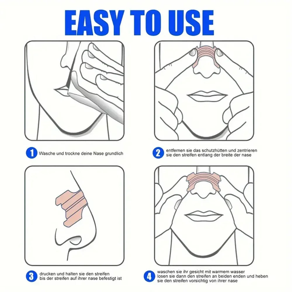 GlowifyCare Comfort Breathing Nasal Strips (50-200pc) | Physical Airway Expansion for Deep Sleep