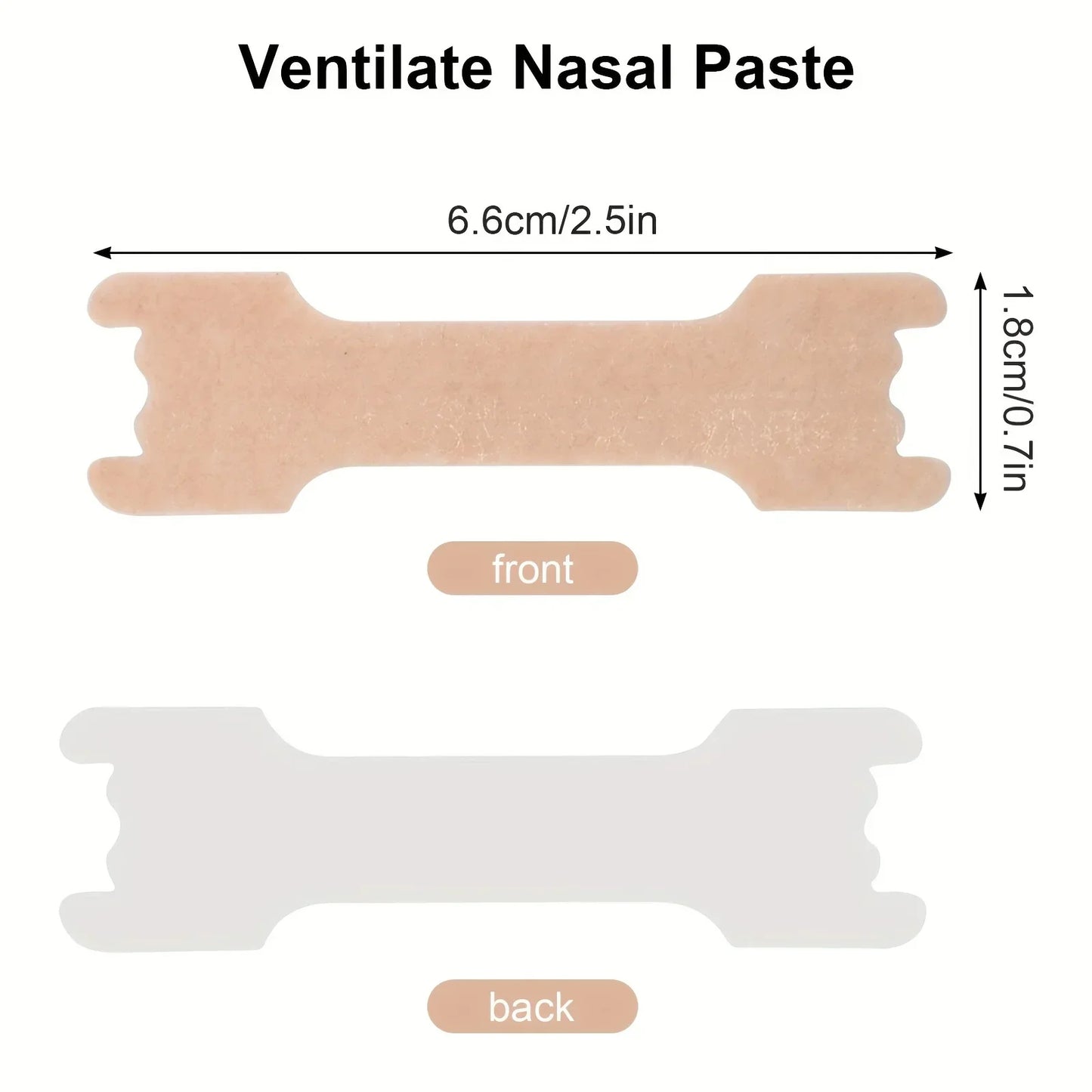 GlowifyCare Comfort Breathing Nasal Strips (50-200pc) | Physical Airway Expansion for Deep Sleep