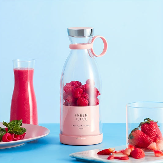 GlowifyCare Wireless Mini Blender (11.8oz) | USB Rechargeable, Food-Grade Portability