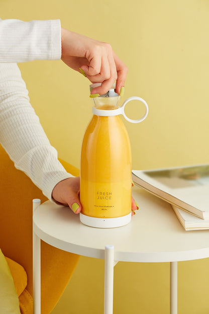 GlowifyCare Wireless Mini Blender (11.8oz) | USB Rechargeable, Food-Grade Portability