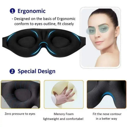 GlowifyCare Deluxe 3D Sleep Mask