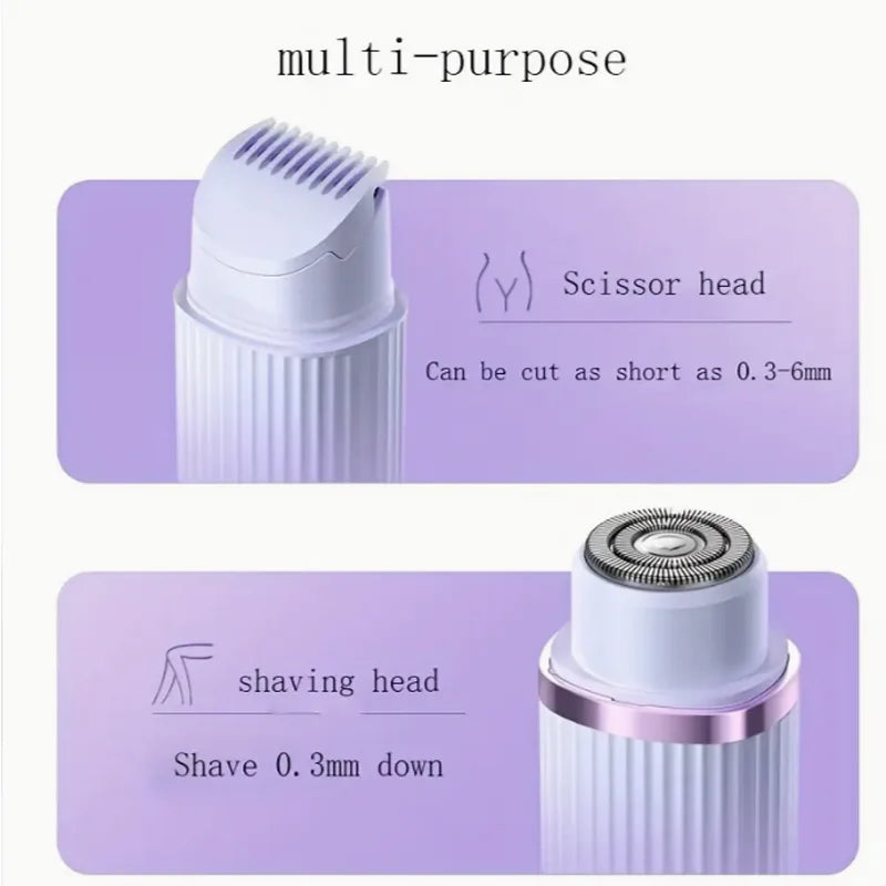 GlowifyCare 2-in-1 Dual Head Electric Shaver