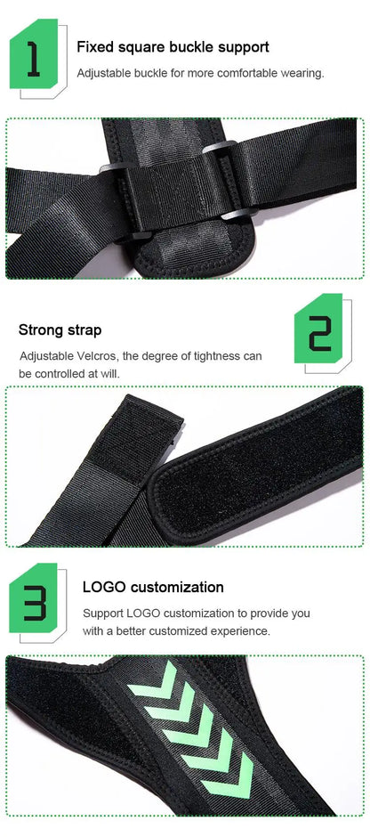 GlowifyCare Adjustable Posture Corrector | Premium Back Support Brace for Adults & Teens