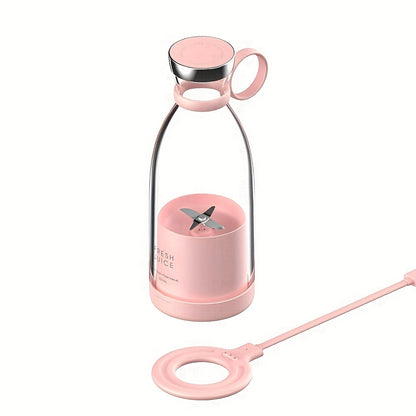 GlowifyCare Wireless Mini Blender (11.8oz) | USB Rechargeable, Food-Grade Portability