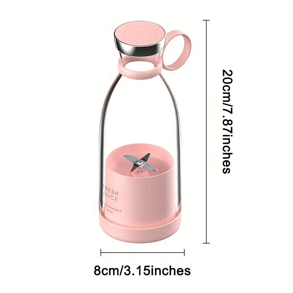 GlowifyCare Wireless Mini Blender (11.8oz) | USB Rechargeable, Food-Grade Portability